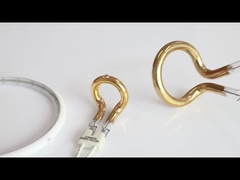 หม้อน้ำแหวนโคมไฟความร้อนอินฟราเรดคลื่นสั้นกึ่งทอง