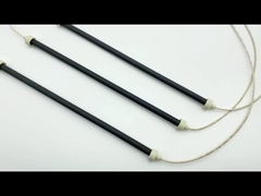 การปรับแต่งความร้อนควอตซ์หลอดอินฟราเรด 220V หลอดเดียวคลื่นยาวหลอดสีดำ