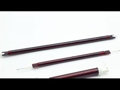 หลอดไฟอิเรอร์คลื่นสั้นจากแก้วควอตซ์สีแดง 1500 มิลลิเมตร