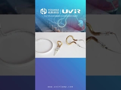 UVIR แสงอินฟราเรดวงแหวน, การเคลือบสีขาว Quartz Tube Halogen Ir Lamp 230V 1500W