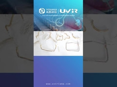 หลอดควอตซ์หลอดคลื่นสั้นไฟฟ้าอินฟราเรด 1660W 230V การบริโภคพลังงานต่ํา