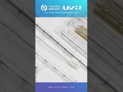 ทองเคลือบ Twin Tube Halogen แอร์ไฟอินฟราเรด