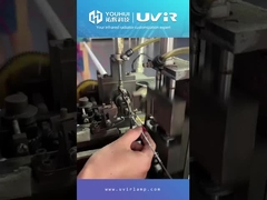 หลอดไฟอินฟราเรดควอตซ์แบบท่อคู่สำหรับเครื่องพิมพ์ 3 มิติ IR