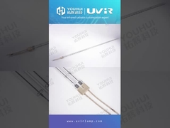 11x23mm แฮโลเจน IR หลอดไฟอินฟราเรด ทองเคลือบทอง twin tube ไฟฟ้า Quartz