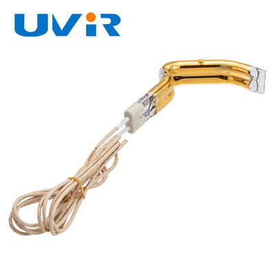 Good price L-Type Quartz Tube Tungsten Filament Infrared Heater Lamp Twin Tube Short Wave IR Lamp หลอดไฟอินฟราเร็ตสองหลอด ออนไลน์