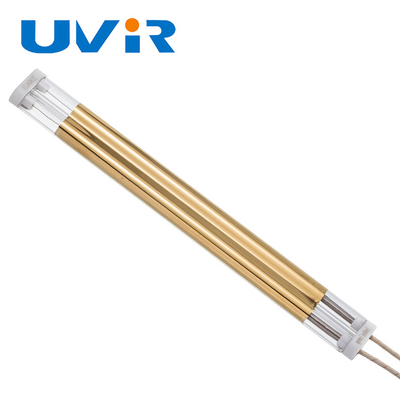 ราคาดี หลอดไฟอินฟราเรดคลื่นกลาง 3750W พร้อมหลอดควอตซ์สะท้อนแสงสีทอง ออนไลน์