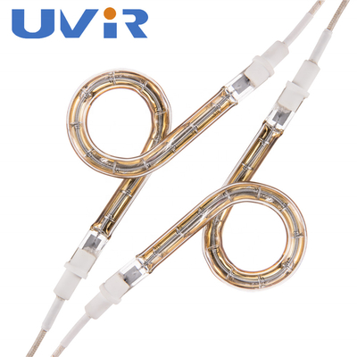 ราคาดี หลอดความร้อนอินฟราเรดวงกลมฮาโลเจนที่กําหนดเอง 24V-575V ทองเคลือบ ออนไลน์