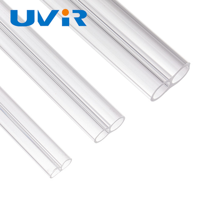 Good price หลอดควอทซ์อินฟราเรดคู่ เคลือบเซรามิกท่อแสงอินฟราเรด 15x33mm ออนไลน์