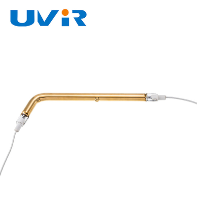 หลอดอินฟราเรดหลอดฮีตเตอร์ฮาโลเจนสีทอง 3D Contoured 150-6000W