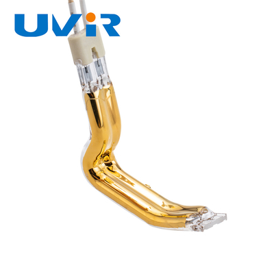 Good price 150-6000w L Shaped Double Infrared Heating Tube ชุบทอง OEM ออนไลน์
