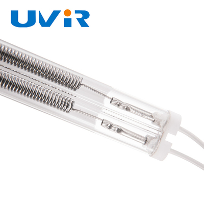 หลอดอินฟราเรดคลื่นขนาดกลาง 4800W 15x33 มม. ควอตซ์ทำความร้อนหลอด IR
