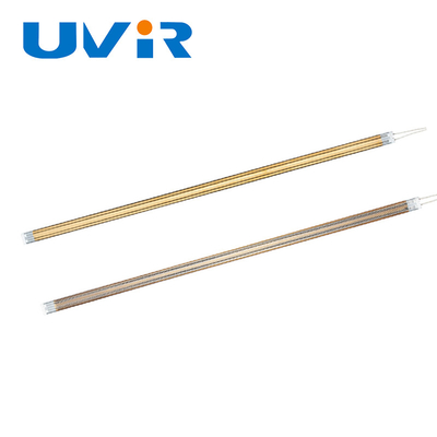 หลอดไฟความร้อนอินฟราเรดแบบท่อคู่ 2500W 415V สำหรับเครื่องพิมพ์ 3 มิติ