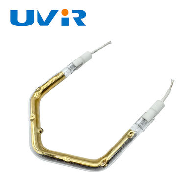 หลอดประกอบความร้อนอินฟราเรดขนาด 150-6000W ที่มีความหลากหลาย พร้อมความแรง 45-480V และแสงสะท้อนทองสําหรับกระบวนการอุตสาหกรรม