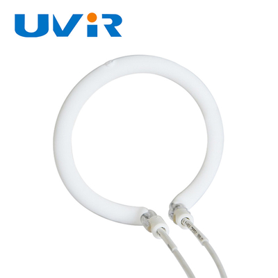 ผิวเคลือบสีขาว ท่อเดียว 200-6000W โคมไฟอินฟราเรดวงแหวนสําหรับการปั่นพลาสติก