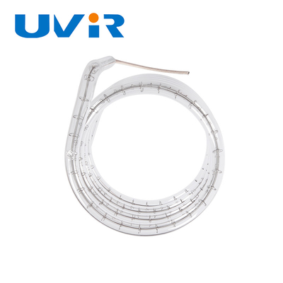 ประหยัดพลังงาน Quartz อินฟราเรด Heating Element ท่อ 3d ท่อเดียว Quartz แหล่งทําความร้อน