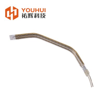 OEM ทองเคลือบอินฟราเรดอุปกรณ์ทําความร้อนท่อ 150-6000W