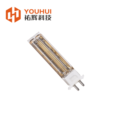 หลอดอินฟราเรด Twin Tube 420W 120V พร้อมเคลือบทองสําหรับการพิมพ์ 3D