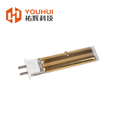 เครื่องทำความร้อนหลอดอินฟราเรดควอตซ์แบบทวินทิวบ์ 420W 120V สำหรับการอบแห้งในอุตสาหกรรม