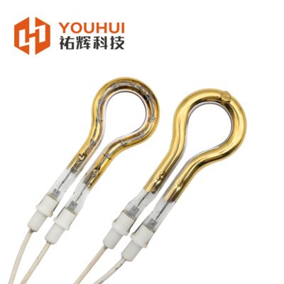 ราคาดี Single Tube Short Wave Gold Coating Infrared Heating Element Tube 150-6000W with 85% Heat Efficiency and 5000-20000h Lifespan ออนไลน์