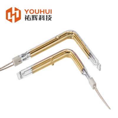 ราคาดี Double Tube Short Wave Gold-Plated Quartz Infrared Heating Lamp with 11x23mm Quartz Tube 55-575V Voltage and 200-6000W Power ออนไลน์