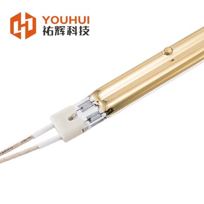 ราคาดี หลอดอินฟราเรดคู่ 3000W พร้อมหลอดแก้วควอตซ์และการเคลือบทองสำหรับการทำความร้อนในอุตสาหกรรม ออนไลน์
