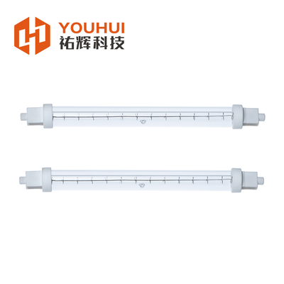 หลอดอินฟราเรดฮาโลเจน 200-4000W พร้อมเวลาตอบสนอง 1 วินาทีและความยาวการทำความร้อน 50-1500 มม. สำหรับงานอุตสาหกรรม