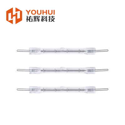 Infrared Heating Halogen Tungsten Lamp with 5000h Lifetime U-shaped Molybdenum Rod and 1-2μm Wavelength for Industrial Curing