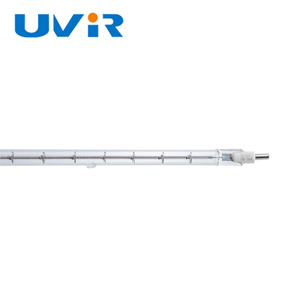 R7S 120V 1600W หลอดความร้อนอินฟราเรดเครื่องทำความร้อนควอตซ์พร้อมตัวสะท้อนแสงที่ชัดเจน