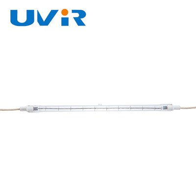 RS 500W IR ความร้อนอินฟราเรดโคมไฟควอตซ์หลอดฮาโลเจนที่ไม่เคลือบผิว