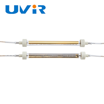 Good price หลอดความร้อนอินฟราเรดฮาโลเจนคลื่นปานกลาง 120V 100W ชั้นสะท้อนแสงสีทอง ออนไลน์