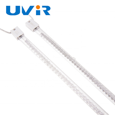 หลอดฮาโลเจน IR 1500W, CE คลื่นสั้นควอตซ์หลอดอินฟราเรดองค์ประกอบความร้อน