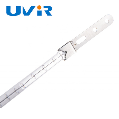 โคมไฟฮีตเตอร์อินฟราเรดควอทซ์ 235V 1000W พร้อมตัวสะท้อนแสงเซรามิกสีขาว