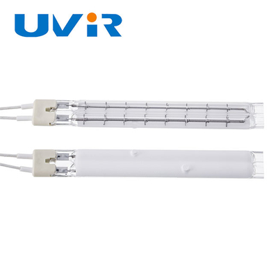 หลอดอินฟราเรดหลอดคู่ 1500W, เครื่องทำความร้อน Ir คลื่นสั้นเคลือบเซรามิก