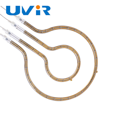 Good price Gold Reflector Quartz IR หลอดความร้อน, 100-7600W Ring Infrared Heater Lamp ออนไลน์