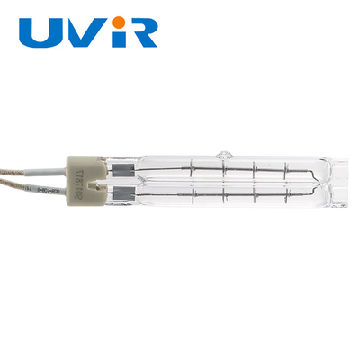 หลอดอินฟราเรดแบบหลอดคู่ขนาด 450W 115V, หลอดความร้อนอินฟราเรดควอทซ์ใส
