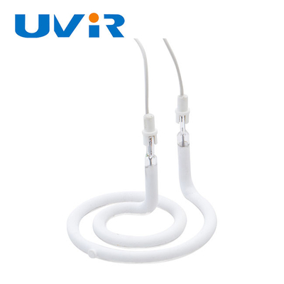UVIR แหวนโคมไฟอินฟราเรด, เคลือบสีขาวหลอดควอตซ์หลอดฮาโลเจน Ir 230V 1500W