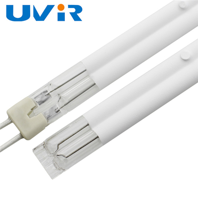 หลอดอินฟราเรดแบบท่อคู่ควอตซ์สีขาว 3000W 230V 500mm ให้ความร้อน