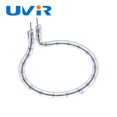 หลอดทำความร้อนอินฟราเรดฮาโลเจนควอตซ์ 480V 2100W เส้นผ่านศูนย์กลาง IR 161 มม.