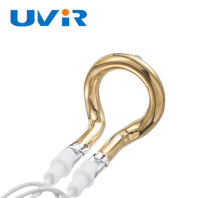 Good price 650W 120V Bat Shaped Ring หลอดอินฟราเรดสูญญากาศ Golden Reflector ออนไลน์