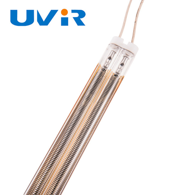 Good price 2500w คลื่นขนาดกลางแสงอินฟราเรดตรง 415v หลอดความร้อนชุบทอง ออนไลน์