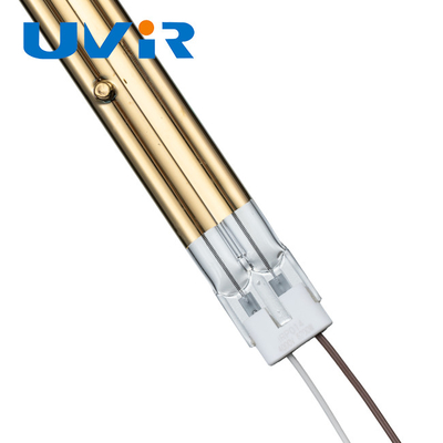 หลอดอินฟราเรด IRP ขนาด 15x33 มม. สำหรับการพิมพ์, การเคลือบทองควอทซ์อินฟราเรด Emitters