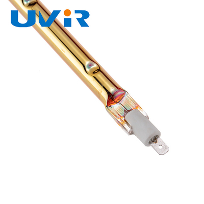 220V 250W Quartz Halogen Heat Lamp R7S ทอง