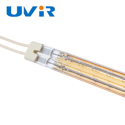 Type C IR ควอตซ์อินฟราเรดโคมไฟฮีตเตอร์ Gold Reflector 1400w ความร้อน
